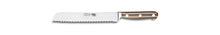 Load image into Gallery viewer, Sabatier imperial bread knife with imitation horn handle  and squared bolster