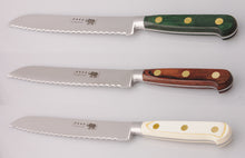 Load image into Gallery viewer, Thiers-Issard Four-Star Elephant Sabatier Knives 8 in bread knife