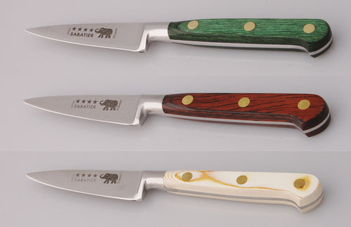 Thiers-Issard Four-Star Elephant Sabatier Knives 3 in paring knife