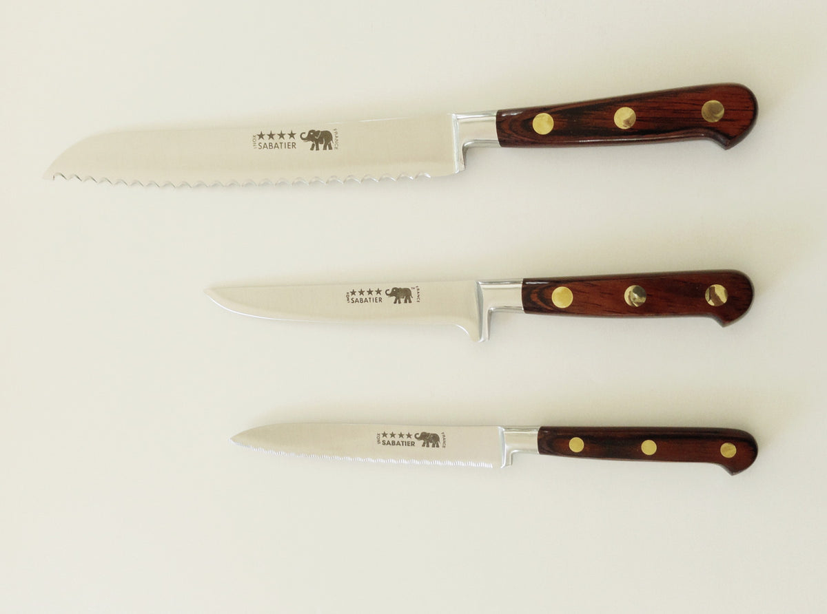 3 pc Task Knife Set – Sabatier Knife Shop