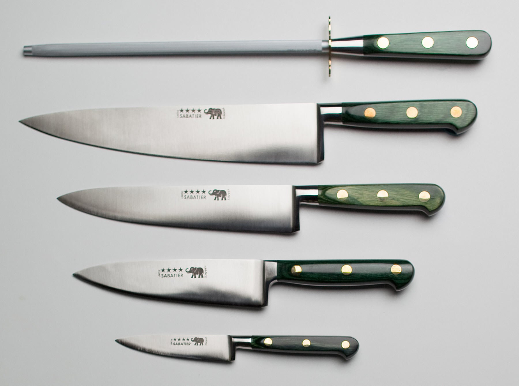 liner gips flyde over 5 pc Chef Knife Set - Stainless Steel – Sabatier Knife Shop