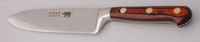 Load image into Gallery viewer, Thiers-Issard Four-Star Elephant Sabatier Knives 6 in chef knife wide (Bon Vivant) - red stamina