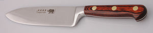 Thiers-Issard Four-Star Elephant Sabatier Knives 6 in chef knife wide (Bon Vivant) - red stamina