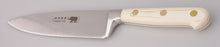 Load image into Gallery viewer, Thiers-Issard Four-Star Elephant Sabatier Knives 6 in chef knife wide (Bon Vivant) - white micarta