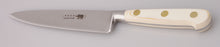 Load image into Gallery viewer, Thiers-Issard Four-Star Elephant Sabatier Knives 6 in cooks knife - white micarta handle