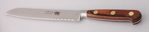 Thiers-Issard Four-Star Elephant Sabatier Knives 8 in bread knife - red stamina