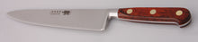 Load image into Gallery viewer, Thiers-Issard Four-Star Elephant Sabatier Knives 8 in chef knife - red stamina